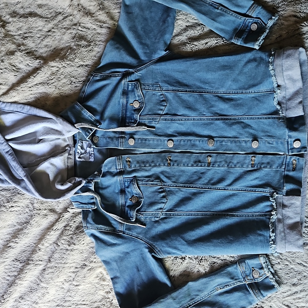 Hooded Jean Jacket